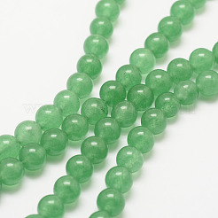 Natürliche weiße Jade perlen Stränge&nbsp;G-G735-42-8mm-1