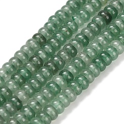 Chapelets de perles en aventurine vert naturel&nbsp;G-Z110-B24-2x4mm