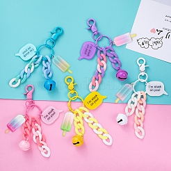 40pcs 8 pendentifs en résine opaque de couleur dégradée&nbsp;RESI-CJ0002-58