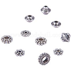 Tibetische Silber Spacer Beads Sets&nbsp;TIBEB-PH0001-04-NF