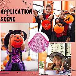 Polyester-Netzstoff mit Halloween-Motiv&nbsp;DIY-WH0589-86B