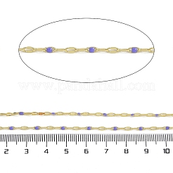 Cadenas con revestimiento de latón y revestimiento de rejilla&nbsp;AJEW-Q153-02G-09