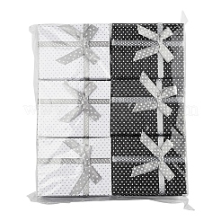 12 Stück 2 Farben Karton Papier Schmuck Set Boxen&nbsp;CBOX-FS0001-03