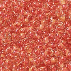 Perline rotonde in vetro trasparente&nbsp;SEED-B001-05A-24