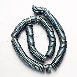 Electroplate non magnetici ematite sintetico fili di perline&nbsp;G-F300-17A-07