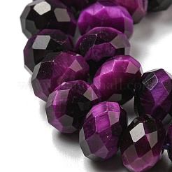 Fili di perline di occhio di tigre naturale&nbsp;G-K351-B04-03