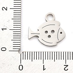 Anlaufgeschützte Anhänger aus 304 Edelstahl&nbsp;STAS-R134-05P