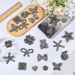 26 Stück 13 Stile Harz-Hotfix-Strass&nbsp;DIY-PH0035-34