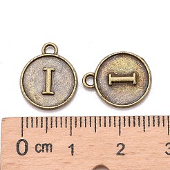 Aluminium-Anhänger Fassungen für Cabochons&nbsp;PALLOY-N156-01I-AB
