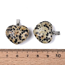 Dalmate jaspe naturels pendentifs&nbsp;G-N362-05P-09
