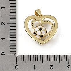 Messing micro pave klare zirkonia anhänger&nbsp;KK-C262-09B-G