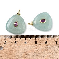 Gefärbt natürliche weiße Jade Anhänger&nbsp;KK-C251-01C-02