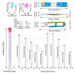 Plastik- und Perlennadeln-Set&nbsp;TOOL-TAC0010-03