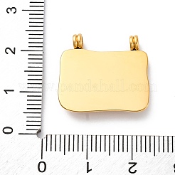 Pendentifs en strass en acier inoxydable 304&nbsp;STAS-I331-04G