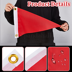 Polyester-Marinesignalflagge&nbsp;AJEW-WH0485-77C
