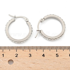 Creolen aus Edelstahl 304&nbsp;EJEW-N0031-11P