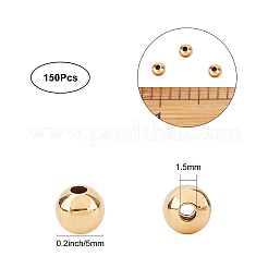 150 pz perline in ottone&nbsp;KK-CN0001-31A