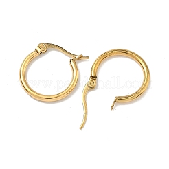 Pendientes de aro de acero inoxidable 304&nbsp;EJEW-XCP0001-27