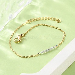 Bracelets à maillons en acier inoxydable 304 avec perles de labradorite naturelle&nbsp;BJEW-A036-15G