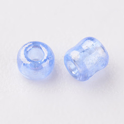 Perline di vetro rotonde blu fiordaliso 11/0 fgb grado a&nbsp;X-SEED-Q011-F513