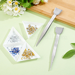 Vassoio per perline fusibili fai da te in plastica triangolare&nbsp;DIY-ME0003-81
