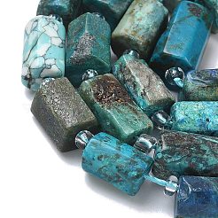 Natürliche Chrysokolla und Lapislazuli Perlen&nbsp;G-C275-A01-01