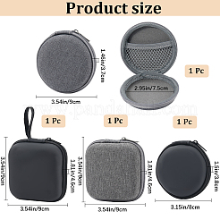 4 Stück 4 Arten Nylon-Organizer-Aufbewahrungstaschen mit Reißverschluss&nbsp;FIND-GF0007-74