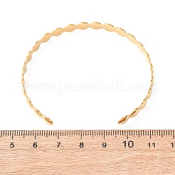 Offene Armreifen aus 304 Edelstahl für Damen&nbsp;BJEW-K293-01A-G