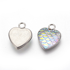 Pendentifs en acier inoxydable 304&nbsp;LS-STAS-F184-B08