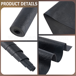 1 Stück PVC-Lederstoff mit Blumenmuster&nbsp;DIY-CL0001-80B