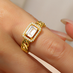 Vintage-Stil 925 Silber Zirkon Ring für Frauen&nbsp;WL1450