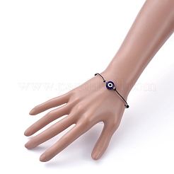 Einstellbar Rindsleder Schnur Armbänder&nbsp;BJEW-JB05281-03