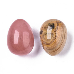 Eierstein aus natürlichen und synthetischen gemischten Edelsteinen&nbsp;G-N0327-007