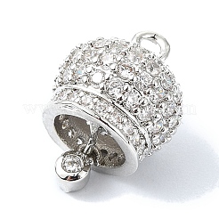 Placage en rack pendentifs en zircone cubique pavés de laiton&nbsp;KK-M282-39P
