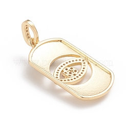 Colgante micropavé cubic zirconia de latón&nbsp;X-ZIRC-G165-11G