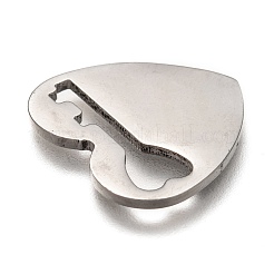 Pendentifs en acier inoxydable 201 anti-ternissement&nbsp;STAS-Z031-18P