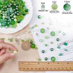 865 kit di gioielli in vetro fai da te&nbsp;DIY-SC0015-16B