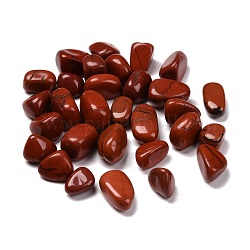 Perline di diaspro rosso naturale, Senza Buco, pepite, pietra burrattata, pietre curative per il bilanciamento di 7 chakra, cristalloterapia, meditazione, reiki, gemme di riempimento del vaso, 9~45x8~25x4~20mm, circa 151pcs/1000g