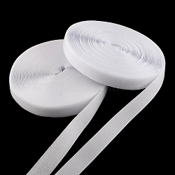 Adhesive Hook and Loop Tapes, Magic Taps with 50% Nylon and 50% Polyester, White, 20mm, about 25m/roll, 2rolls/group