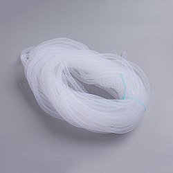 Cable de hilo de plástico neto, blanco, 10mm, 30 yardas