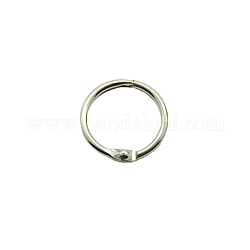 Железные вкладыши для наклеивания листового стекла навесные кольца, платина, 0.22 см, Внутренний диаметр: 2 cm