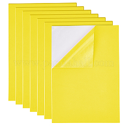 Наборы пены бумаги листа губки eva, с клейкой спинкой, анти занос, прямоугольные, желтые, 30x21x0.1 см