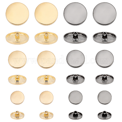 Bargain Deals On Wholesale flat brass buttons For DIY Crafts And