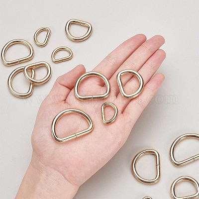Wholesale PH PandaHall 8pcs D Rings for Purse 4 Colors Horseshoe Shape D  Ring Buckle 27mm/1 Semicircle Alloy D-Rings Shackle Key Holder with Screws  for Purse Strap Twist Lock Snap Hook Webbing