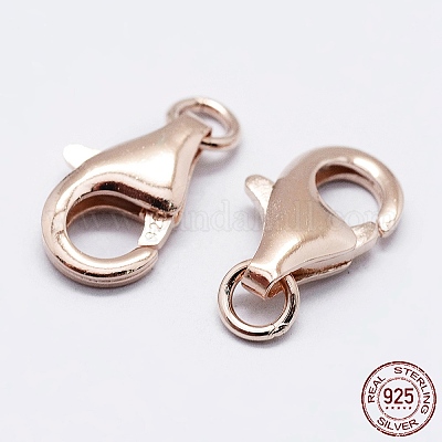 Wholesale 925 Sterling Silver Lobster Claw Clasps 