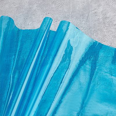Tissu transparent bleu profond Tissu TPU 0,2 mm Tissu imperméable
