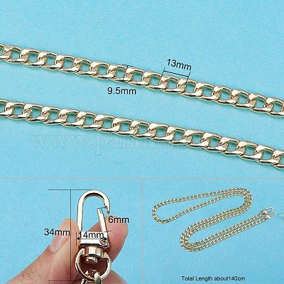 Versatile Chain Shoulder Strap, Metal Durable Strap Buckle For