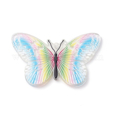 Grands pendentifs acryliques imprimés&nbsp;MACR-M021-03B-1