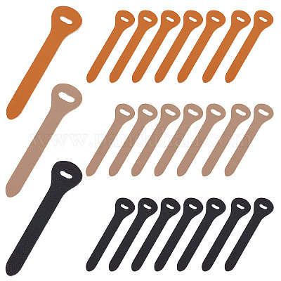 Shop WADORN 30pcs Leather Zipper Puller for Jewelry Making