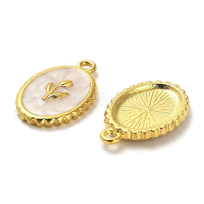 Pendentifs d'émail en alliage&nbsp;ENAM-R145-05G-1